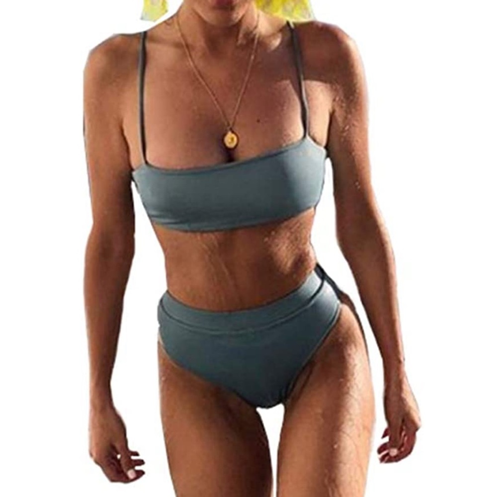 NWT High-Waisted Bikini Set